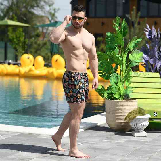 Плавательные шорты мужские Pobedov Pool day Kolorovi cherepy Киев