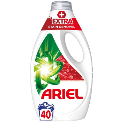 Гель для стирки Ariel Extra Stain Removal Экстрасила пятновыводителя 1.8 л (8700216691093) Винница - изображение 1