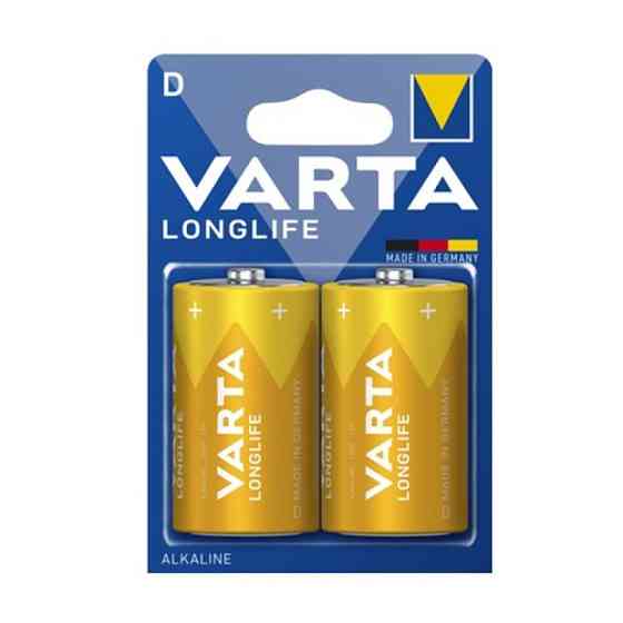 Батарейка VARTA LONGLIFE лужна D LR20 2xBL ALKALINE KOD-5348 Київ