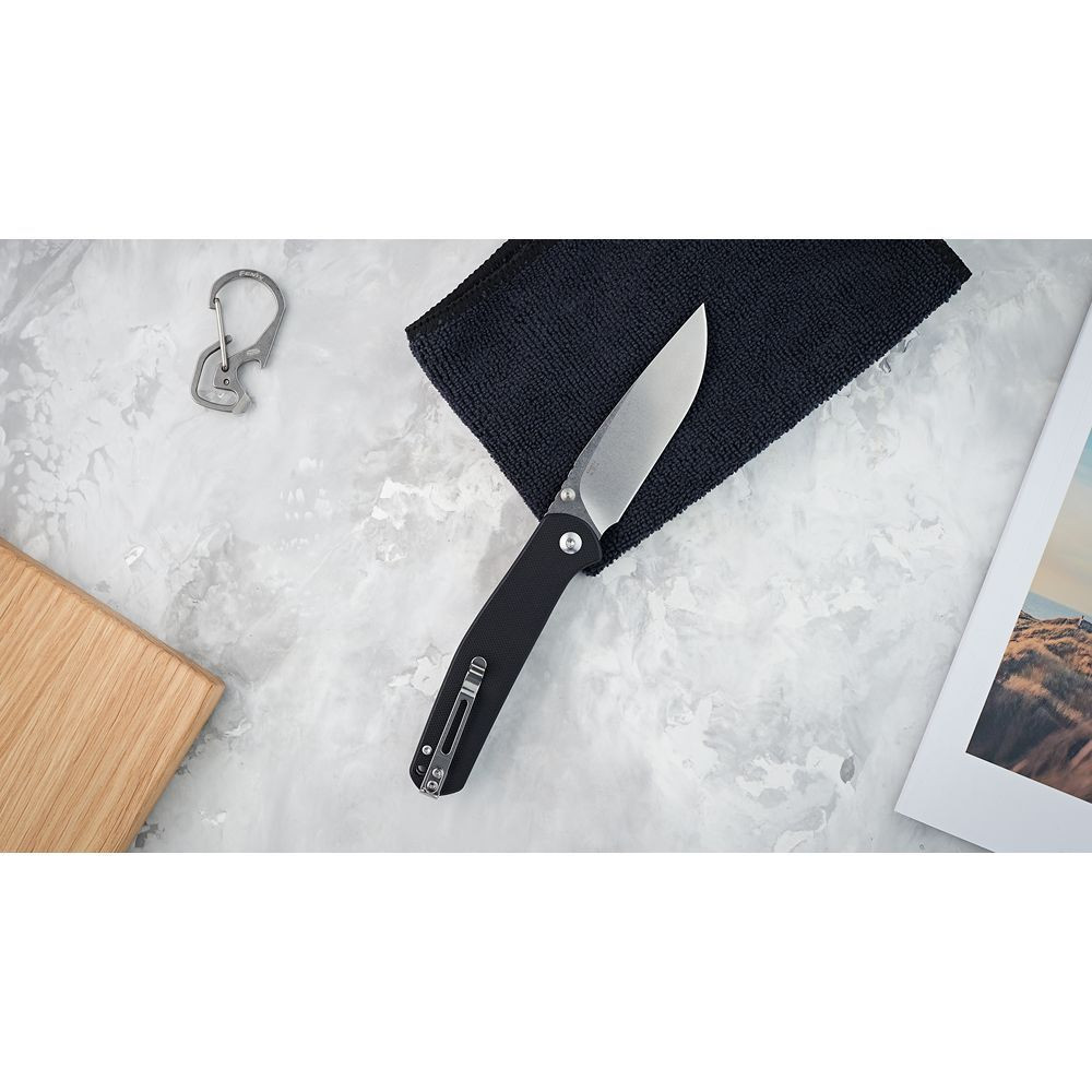 Ніж складаний Ganzo G6804 чорний Київ - фото 12