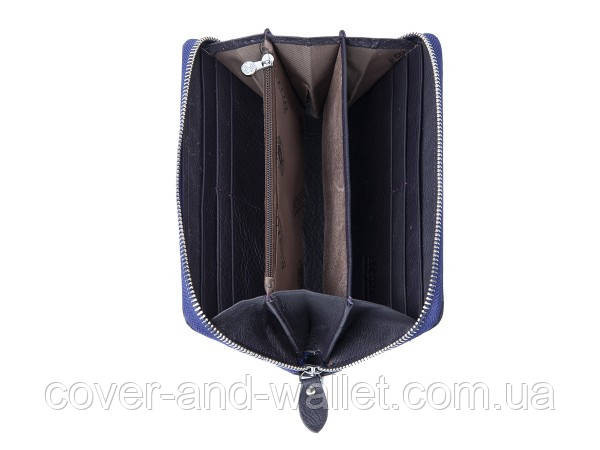 Фіолетовий жіночий шкіряний портмоне на блискавці Boston B208 Київ - фото 4