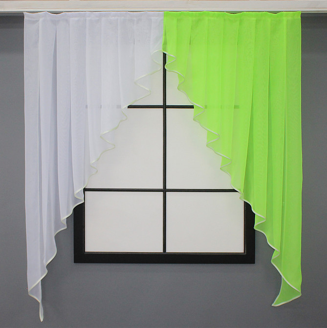 Кухонный комплект VR-Textil № 00к неоново-салатовый с белым 150х170 см (59-893) Киев - изображение 1