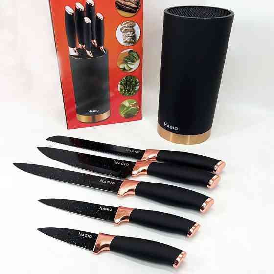 Набір ножів для кухарів Magio MG-1091, Професійний кухонний набір ножів, Кухонні ножі з хорошої сталі SP-59 Івано-Франківськ