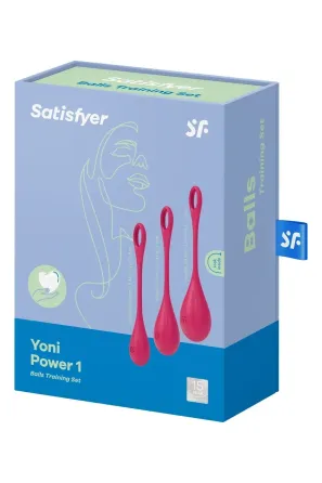 Набір вагінальних кульок Satisfyer Yoni Power 1 червоний Sex Aura Київ