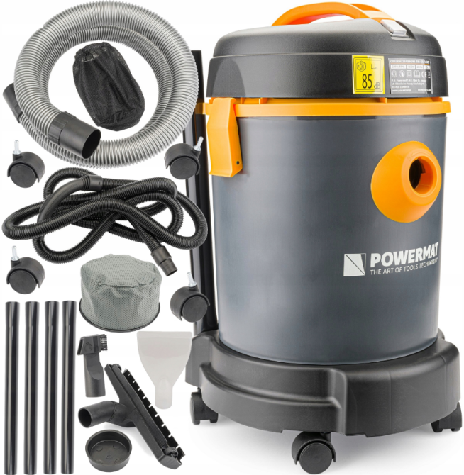 Промисловий пилосос 1600Вт 25л Powermat (Польща) Київ - фото 8
