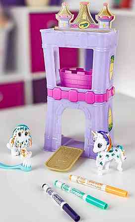 Crayola крайола раскрашиваемые питомцы Дворец питомцев Единорог. Харьков