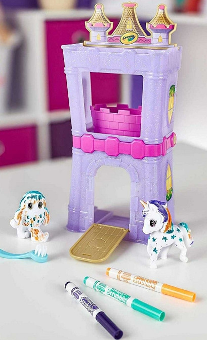 Crayola крайола раскрашиваемые питомцы Дворец питомцев Единорог. Харьков - изображение 4