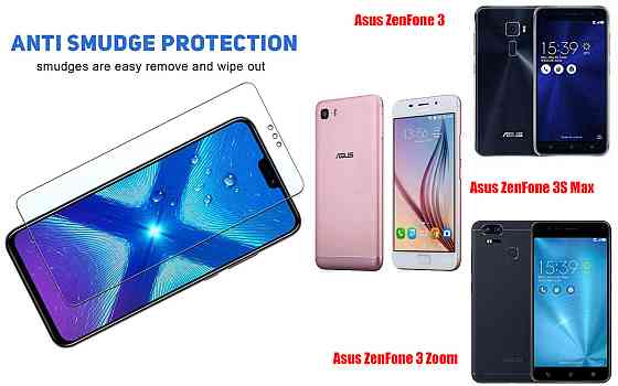 Защитное стекло NeoGlass для Asus ZenFone 3, 3S Max, 3 Zoom – ультрапрозрачное и устойчивое Киев