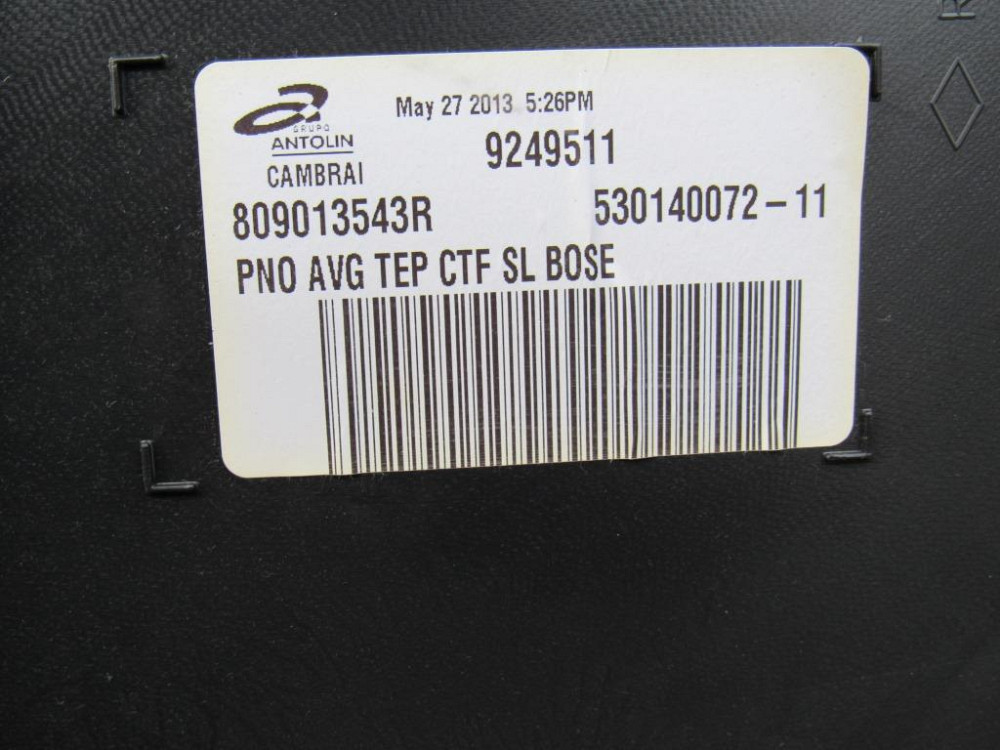 Карта дверей передня ліва Renault Scenic III 2013-2016 (809013543R) Ковель - изображение 2