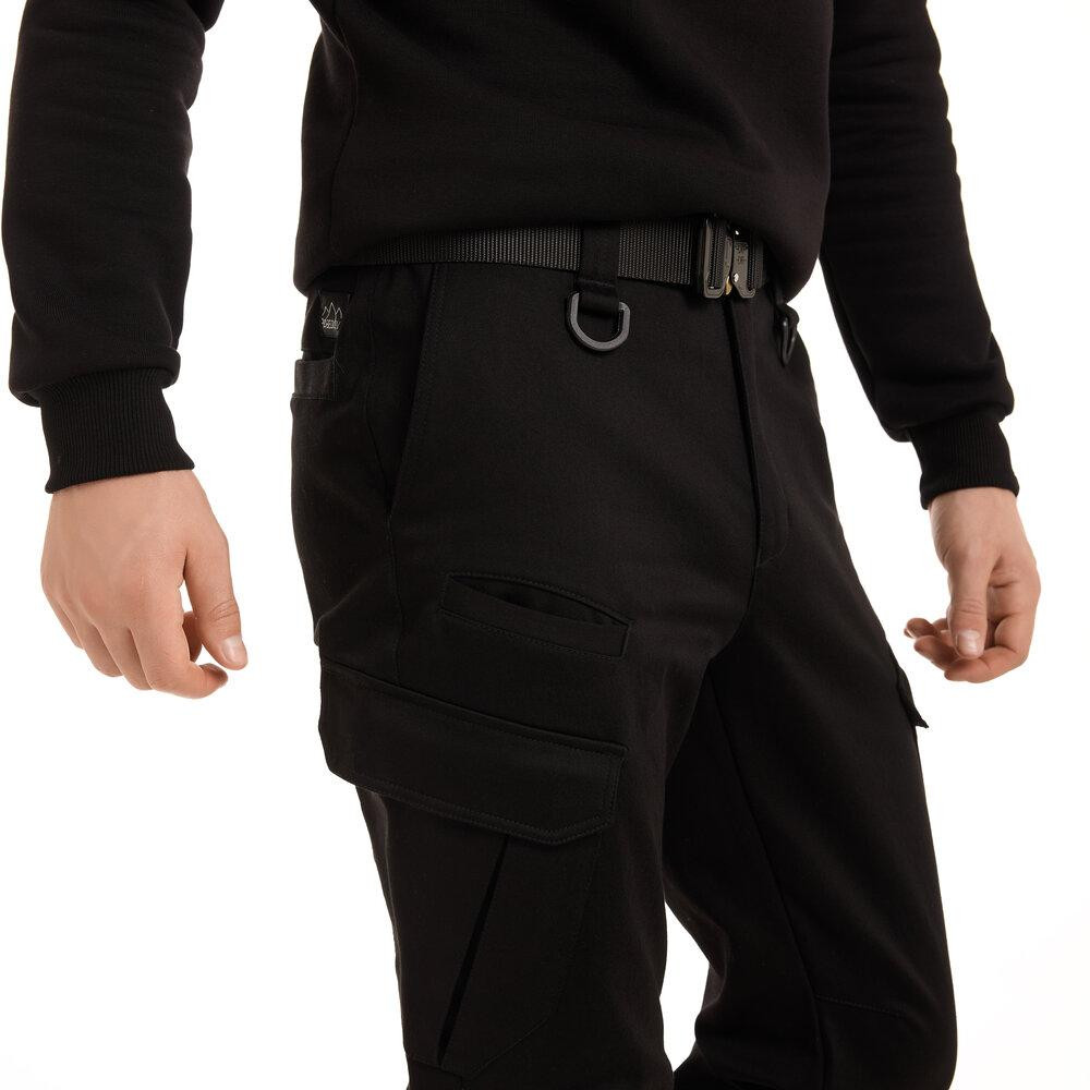Зимові тактичні брюки чорні Pobedov trousers Tactical ЗИМА 2XL Київ - фото 2