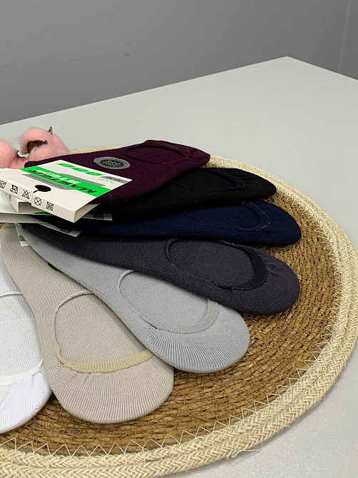 Підслідники жіночі однотонні з силіконом на п'яті Master Step 35-39 арт.484 у кольорах Чернівці - фото 2