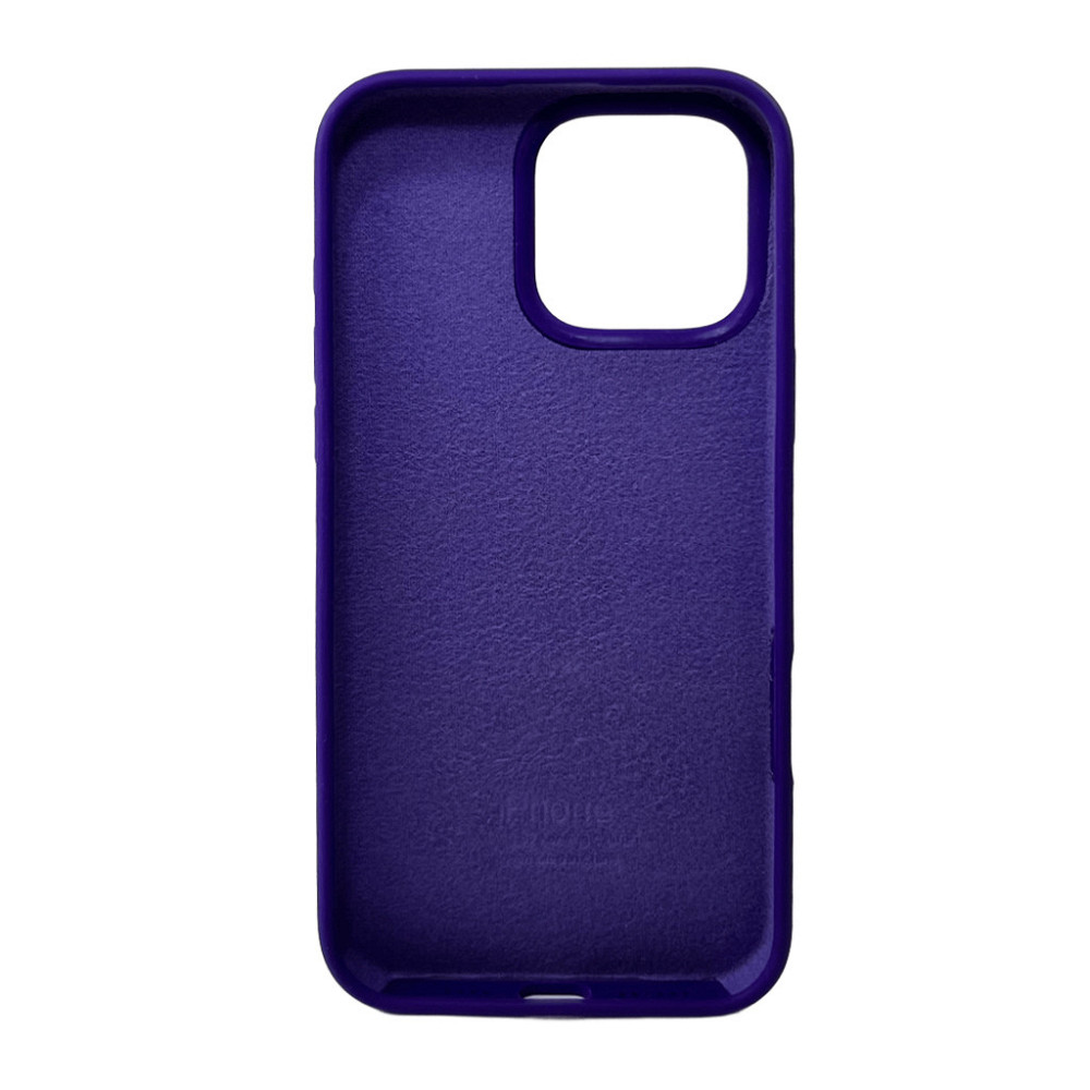 Чохол для смартфона Silicone Full Case AA Open Cam for Apple iPhone 16 Pro 22,Dark Purple Киев - изображение 2