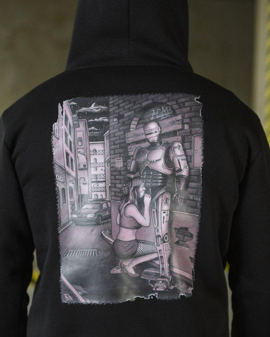 Худі CELEO на флісі black ВТ3850 Одеса - фото 3