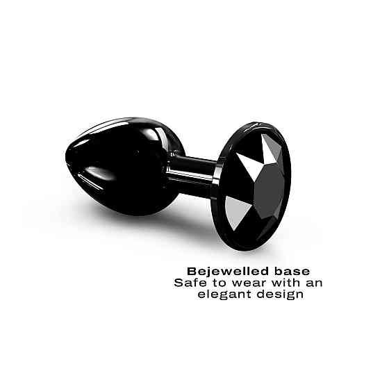 Металлическая анальная пробка с кристаллом Dorcel Diamond Plug Black S Sex Aura Киев