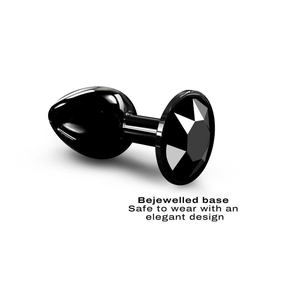 Металлическая анальная пробка с кристаллом Dorcel Diamond Plug Black S Sex Aura Киев - изображение 2