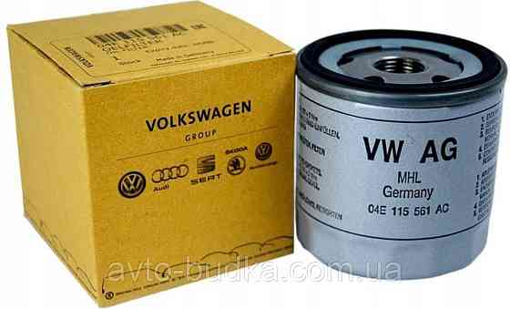 Фільтр масляний на Volkswagen Golf VI 2013-2016 двигун 1.2Tsi 16V; 1.4Tsi; VAG Original 04E115561AC Новий Розділ