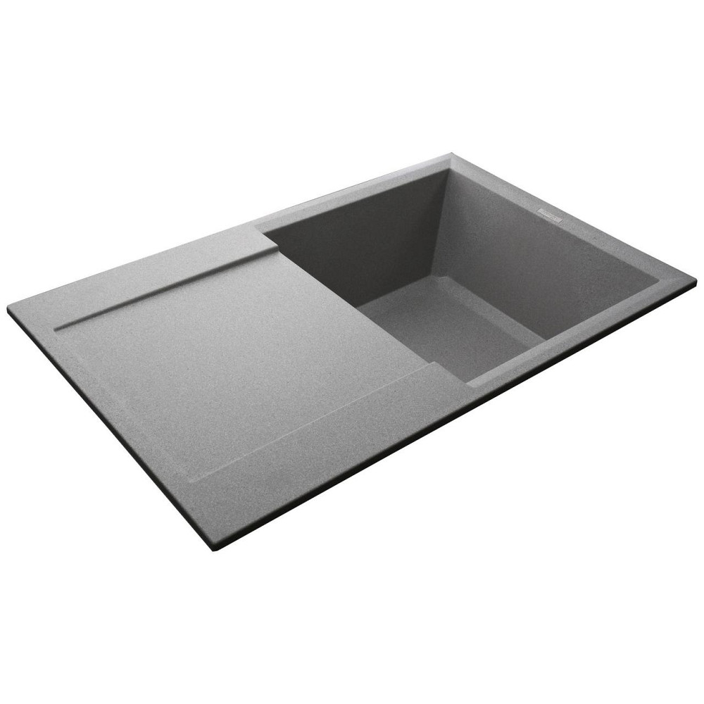 Гранитная мойка Globus Lux KOMO серый камень 790x500мм-А0005 (000011387) Киев - изображение 5