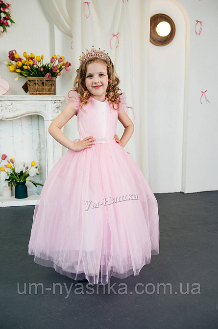 Рожева сукня святкова на 5-7 років Кривий Ріг - фото 1