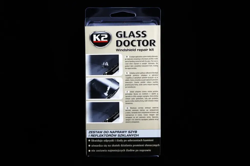 Набор для ремонта лобового стекла, фар K2 0.8мл Винница - изображение 2