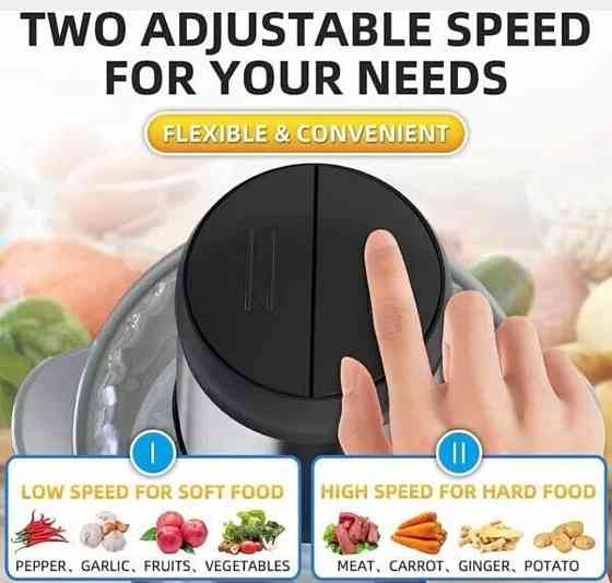 Подрібнювач блендер овочерізка Блискавка Rainberg RB-2202 1300 Вт/2л. Харків