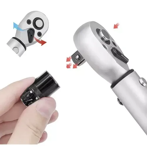 Динамометричний ключ з 3 накладками 17/18/21 мм Bigstren (19964) Сталь, хром Нововолинськ - фото 6