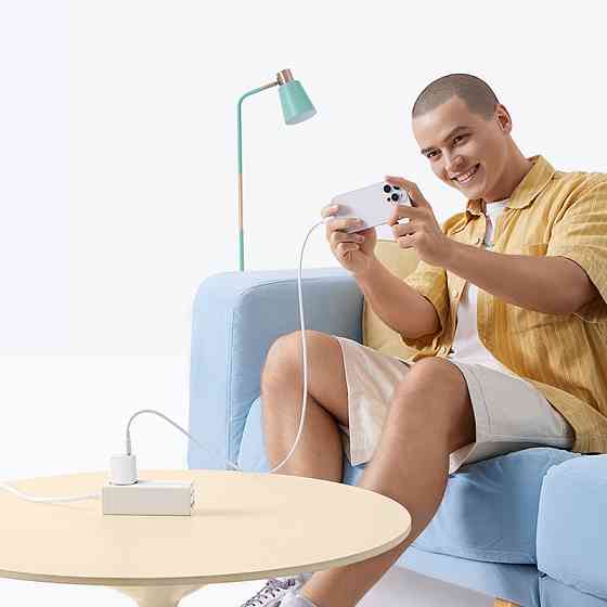 Зарядное устройство Baseus PicoGo 45W Moon White Киев