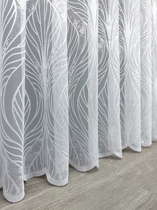 Тюль VR-Textil 2089т Жакард Білий 400х270 см (42-1326) Київ - фото 8