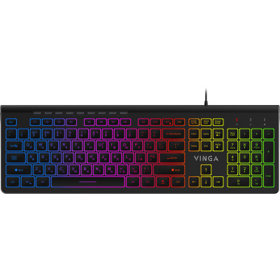 Клавиатура Vinga KB-460 Black Винница - изображение 1