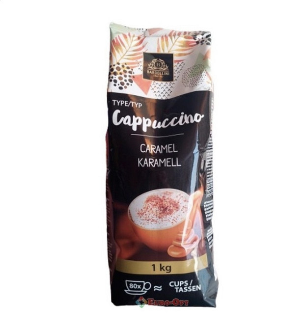 Капучино карамельне Bardollini Cappuccino Caramel 1 кг Нідерланди Виноградов - изображение 1