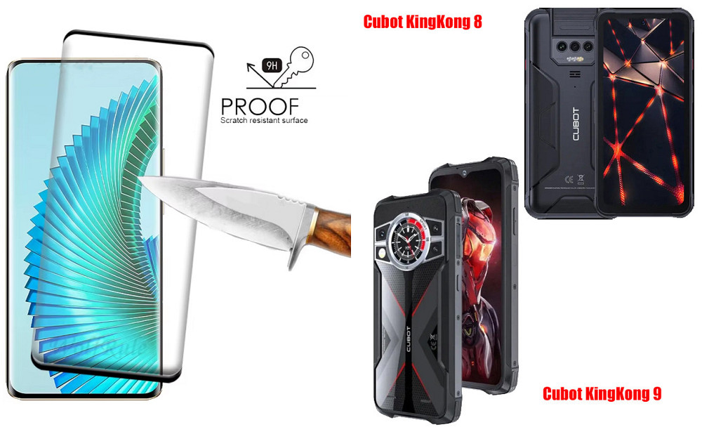 Захисне скло HyperGlass Pro для Cubot KingKong 8, KingKong 9 – максимальна чутливість та захист Київ - фото 1