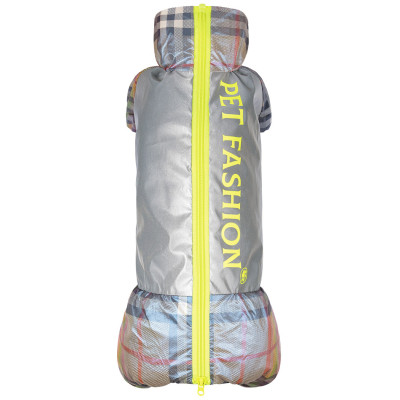 Дощовик для тварин Pet Fashion "FORCE" для такси XS (сірий з жовтим) (4823082422982) Вінниця - фото 1