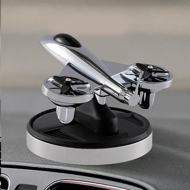 Ароматизатор на солнечных батареях в машину Самолет истребитель с турбинами Коломыя - изображение 8