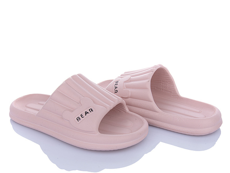 Женские шлепанцы летние легкие розовый Мишка Одесса - изображение 1
