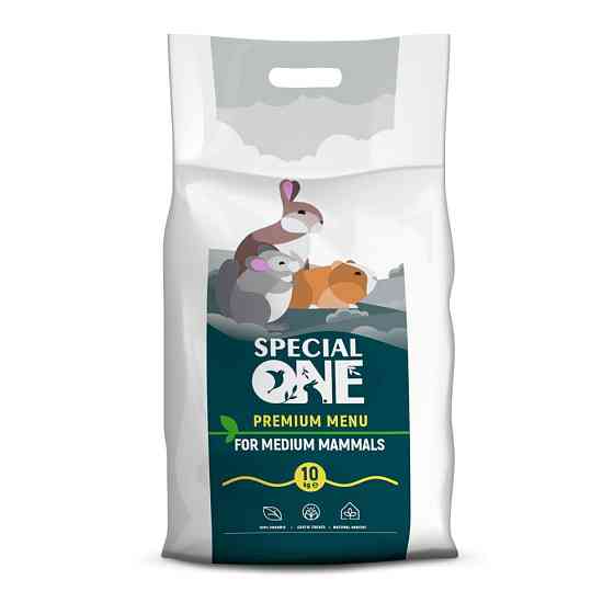 Полнорационный корм TM Special One для декоративных кроликов, шиншилл и морских свинок 10 кг Киев