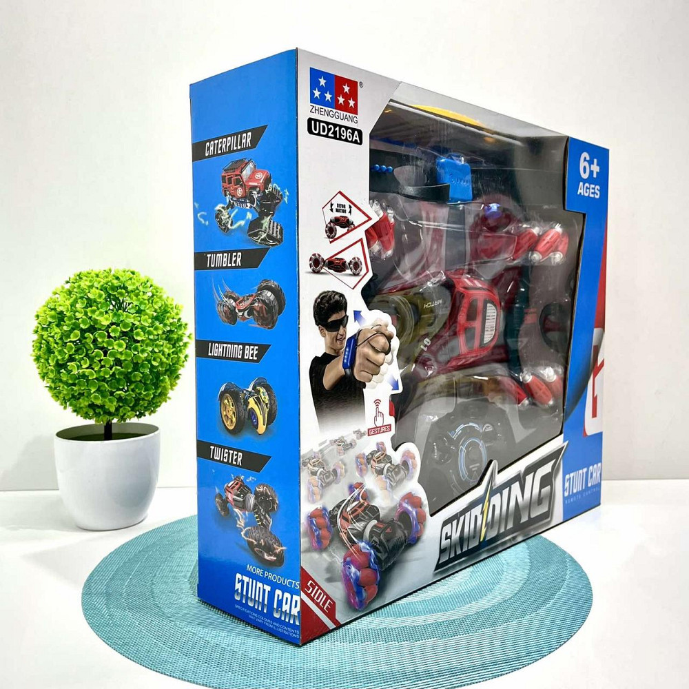 Машинка трюкова перевертень всюдихід на радіокеруванні від пульта та рукою музичні та світлові ефекти Червоний (UD2196A) Чернигов - изображение 8