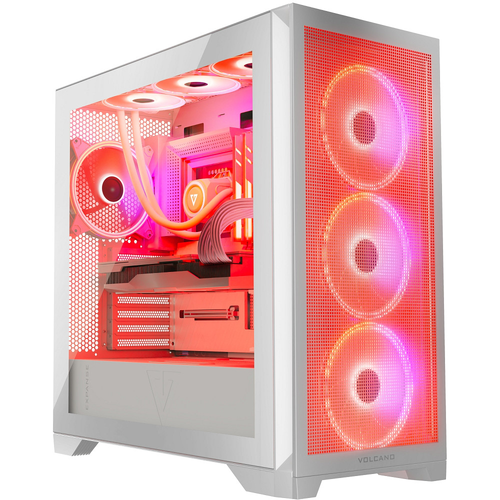 Корпус Modecom VOLCANO EXPANSE S ARGB 4x140mm fans MIDI USB 3.0x2+TYPE-C WHITE без БЖ ATX Вінниця - фото 7