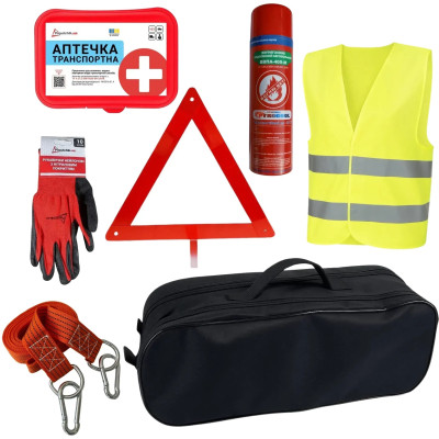 Набір техдопомоги Poputchik ВВПА Кросовер чорний (01-226-IS) Вінниця - фото 1