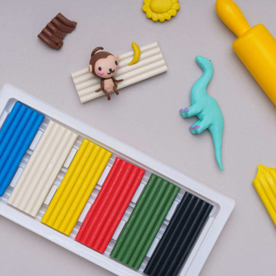 Пластилін Школярик Прямокутний 6 кольорів 140 г (303116001-UA) Вінниця - фото 3