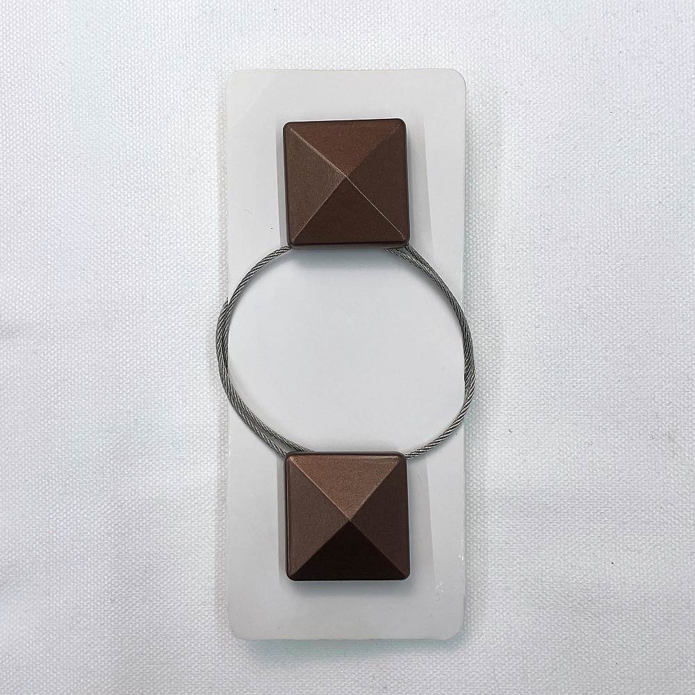 Магниты для штор и гардин Квадрат набор 2 шт Коричневый (81-130) Киев - изображение 6