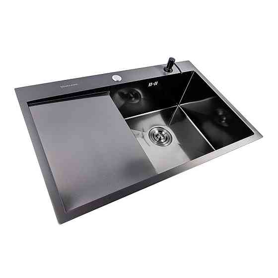 CM 78*50 R DÉCOR Мийка PVD чорна Valeso Handmade (3.0/0.8) Коломыя