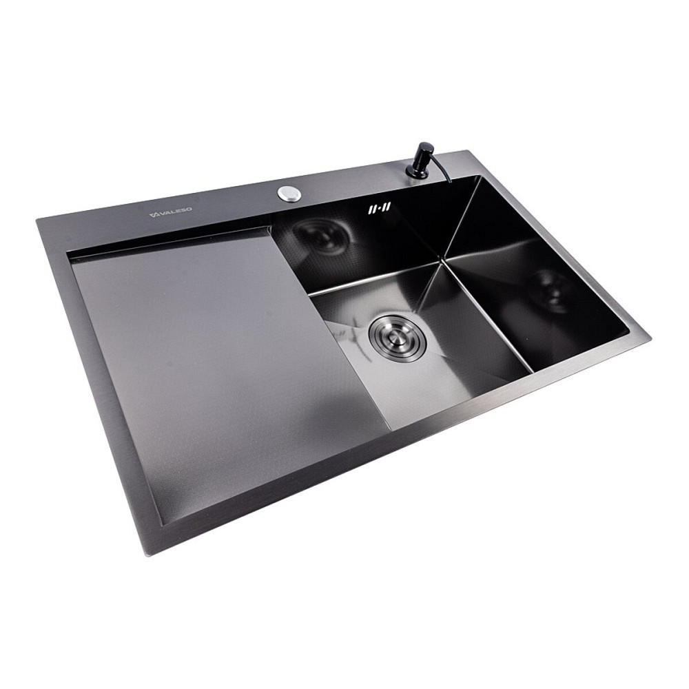 CM 78*50 R DÉCOR Мийка PVD чорна Valeso Handmade (3.0/0.8) Коломыя - изображение 2