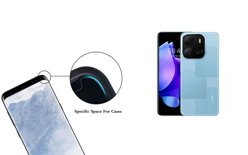 Захисне скло HyperGlass Pro для Tecno POP 7 (BF6), POP 7 Pro – максимальна чутливість та захист Київ - фото 3