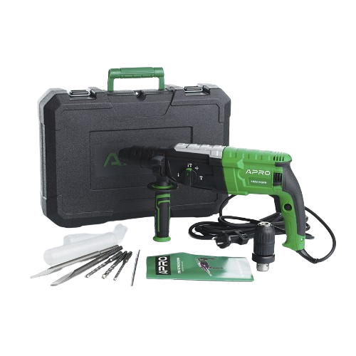 Перфоратор прямий 3,5 Дж 1050W SDS+ швидка заміна патрона + кейс DFR APRO Житомир - изображение 3