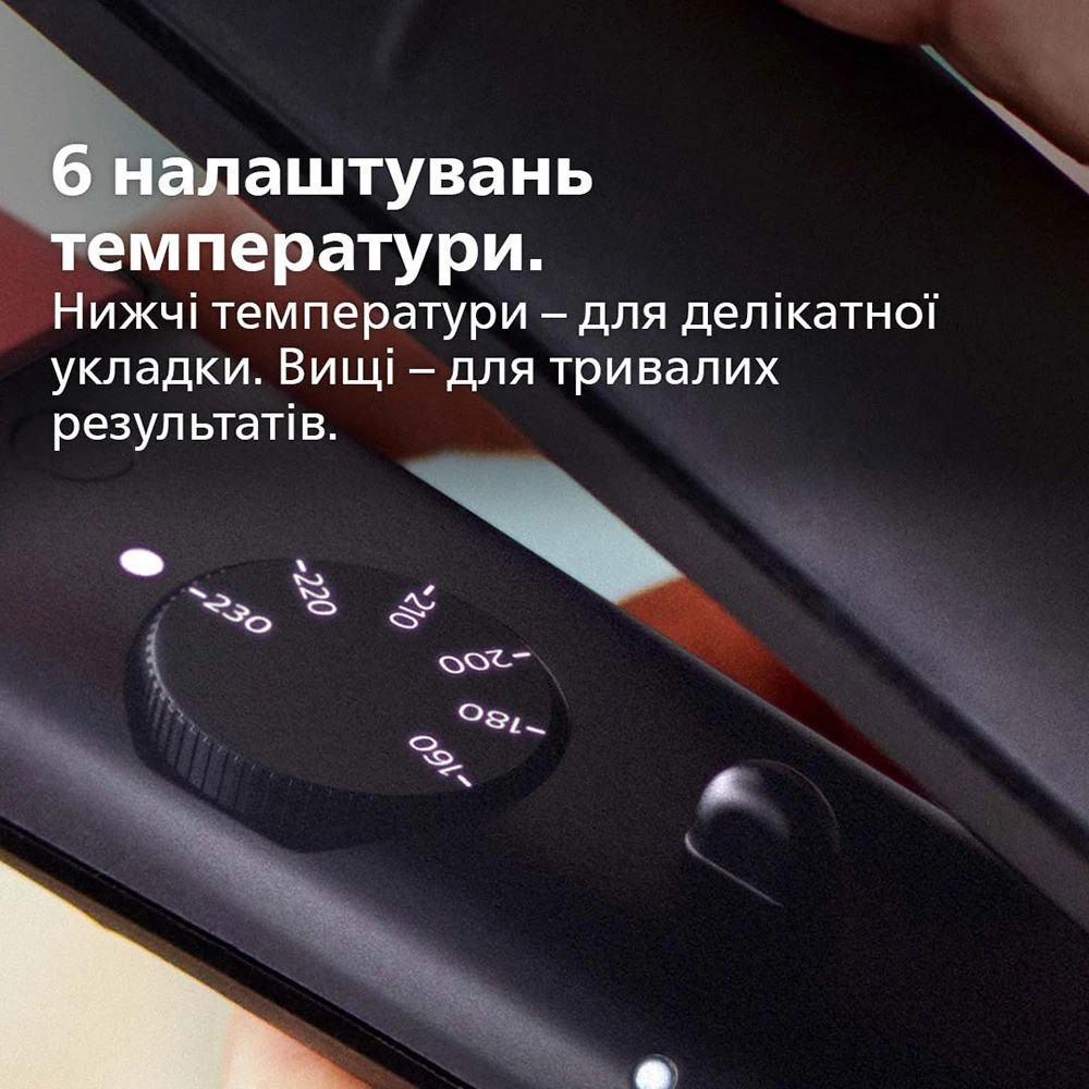 Праска (Випрямляч) для волосся Philips BHS376/00 чорний з рожевим Харьков - изображение 2