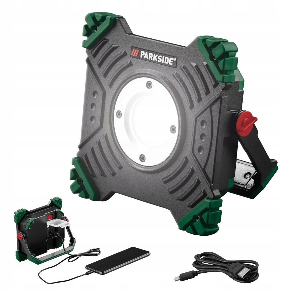 Аккумуляторный светодиодный прожектор 2000 люмен Powerbank Parkside (PAAL 6000 D1) Нововолынск - изображение 11