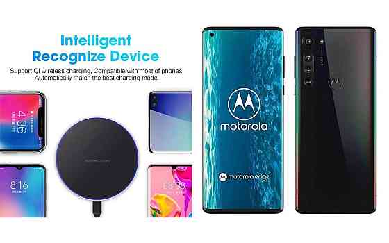 Беспроводное зарядное устройство Copper до 30W для LG G7 Fit, G7 ThinQ, G7+ ThinQ, USB-C, LED Киев