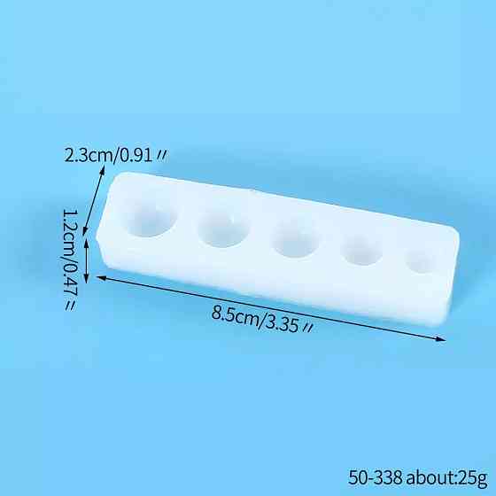 Молд маленький Полусферы 23 на 85 мм серый Киев