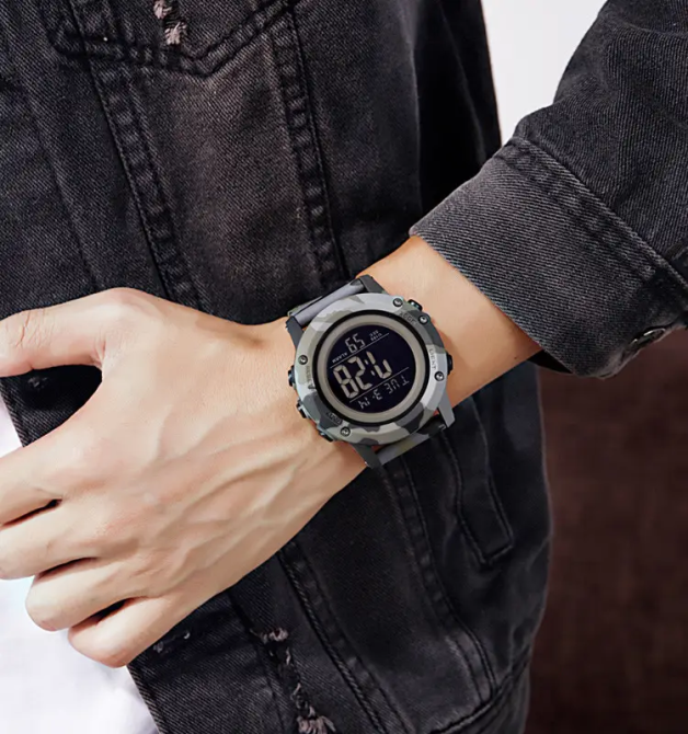 Чоловічий наручний годинник Skmei 1506 Камуфляж Київ - фото 5