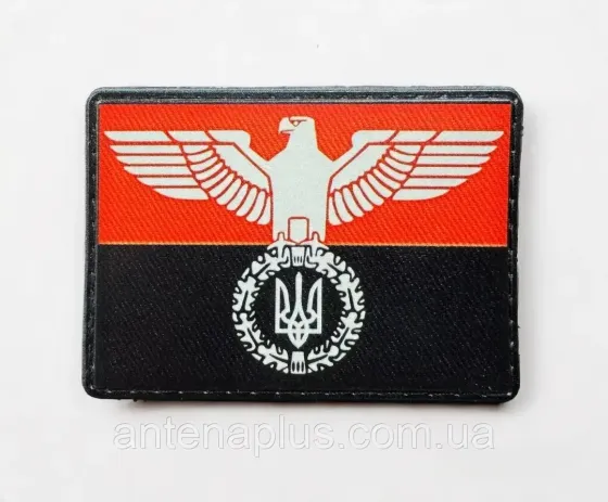 Орел Свободы (красно-черный) патч / шеврон Киев