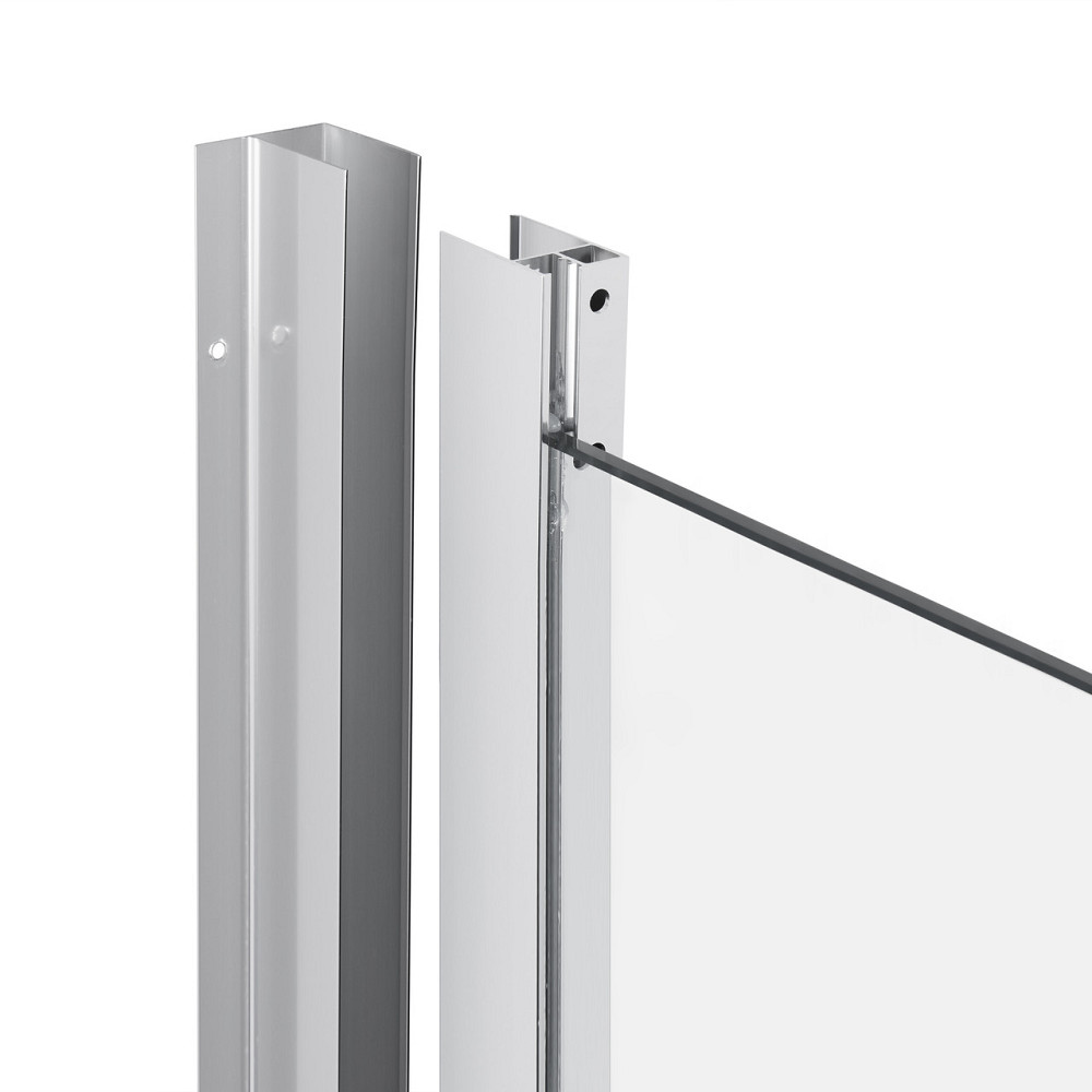 Душова кабіна Qtap Taurus CRM1099AC6 90х90 см, скло Clear 6 мм покриття CalcLess, без піддона Київ - фото 3